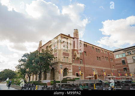 Los Angeles, MAR 16: Exterior view of the beautiful buiding in USC on MAR 16, 2018 at Los Angeles, California Stock Photo