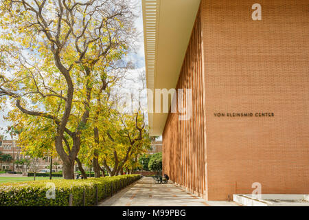 Los Angeles, MAR 16: Exterior view of the beautiful buiding in USC on MAR 16, 2018 at Los Angeles, California Stock Photo