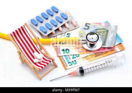healthy on vacation Stock Photo