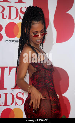 The BRIT Awards 2018 - Arrivals  Featuring: IAMDDB Where: London, United Kingdom When: 21 Feb 2018 Credit: JRP/WENN Stock Photo