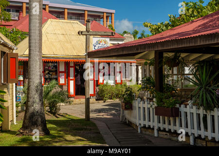 Redcliffe Quay, St. John's, Antigua Stock Photo