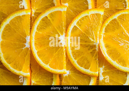 Beautiful texture of orange slices Stock Photo