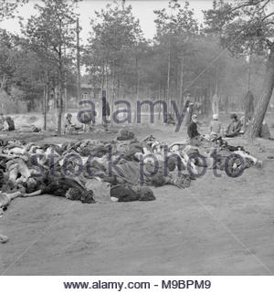 Dead bodies at Bergen-Belsen Concentration Camp Stock Photo: 69276273 ...