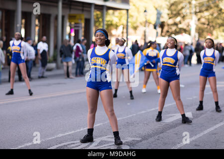 New Orleans, Louisiana, USA - November 25, 2017, The Bayou Classic Parade is a Thanksgiving Day themed parade prior to the annual college football gam Stock Photo