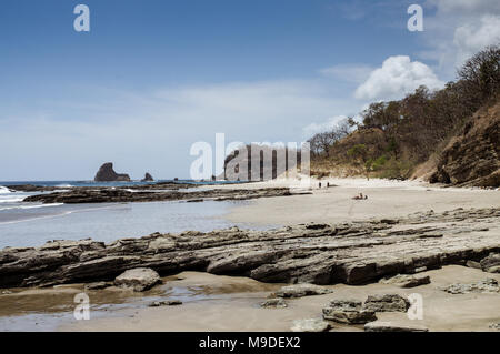 Scenic Playa Maderas beach on the west coast of Nicaragua Stock Photo