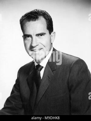 Richard M. Nixon, 36th Vice President of the United States from 1953-1961.