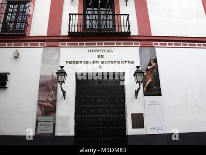 Hospital de los Venerables in Seville Stock Photo