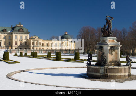 Drottningholm Palace, Drottningholms slott, Lovön (Stockholm, Sweden) Stock Photo