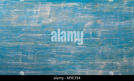 blue faded colored wooden art paint texture Stock Photo