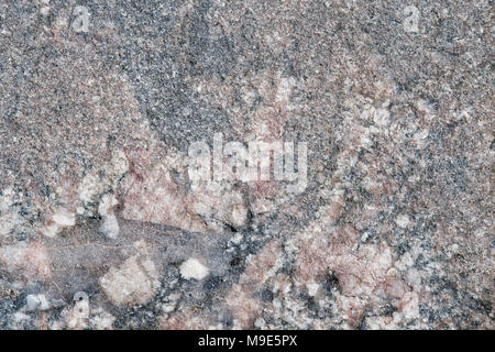 Texture of a hard granite rock stone plate. Smooth elegant multicolor surface Stock Photo