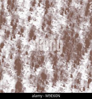 brown han drawn watercolor brush stroke pattern, vector illustration Stock Vector