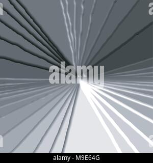 black 3D radial gradient background pattern, vector illustration Stock Vector
