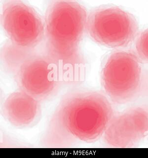 violet watercolor blurred bubbles background pattern,vector illustration Stock Vector