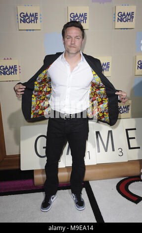 Premiere of New Line Cinema and Warner Bros. Pictures' 'Game Night'  Featuring: Scott Porter Where: Los Angeles, California, United States When: 22 Feb 2018 Credit: Apega/WENN.com Stock Photo