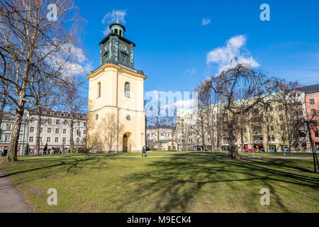 Olai Park during spring in Norrkoping, Sweden Stock Photo