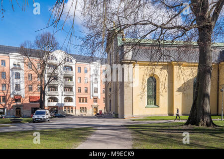 Olai Park during spring in Norrkoping, Sweden Stock Photo
