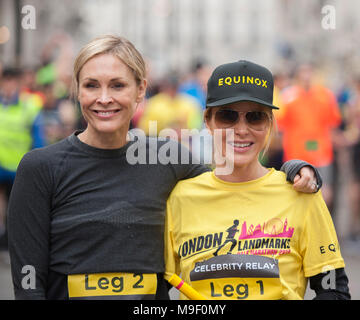 TV presenter Jenni Falconer with two year old Irfan Rahman as she