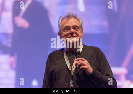 Bonn, Germany, 24 Mar 2018. Actor Kevin McNally (Pirates of the Caribbean), panel, at MagicCon, a three-day (March 23-25 2018) fantasy & mystery fan convention. Credit: Markus Wissmann/Alamy Live News Stock Photo