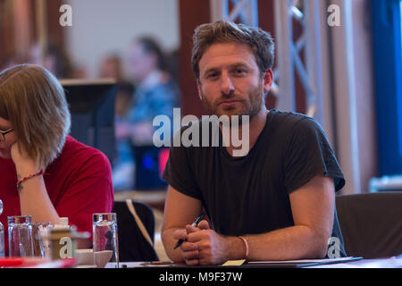 Bonn, Germany, 24 Mar 2018. Actor Dean O'Gorman (The Hobbit) signing autographs at MagicCon, a three-day (March 23-25 2018) fantasy & mystery fan convention. Credit: Markus Wissmann/Alamy Live News Stock Photo