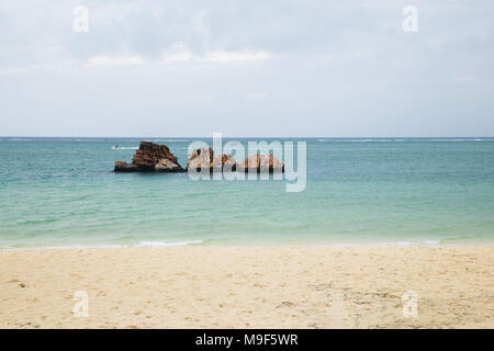 Araha beach in Okinawa, Japan Stock Photo