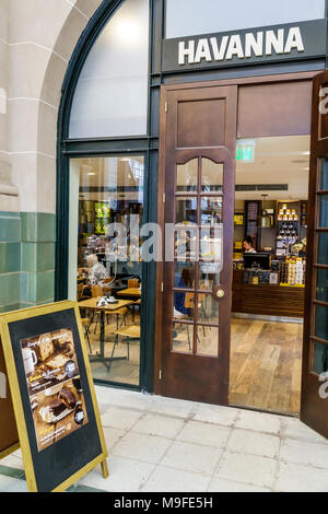 Buenos Aires Argentina,Estacion Retiro train station,Havanna Coffee Cafe,entrance,Hispanic,ARG171128140 Stock Photo