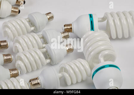 Compact Flurescent Bulbs Stock Photo