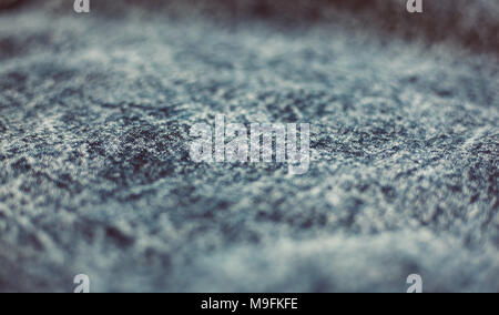 macro closeup of denim fabric Stock Photo
