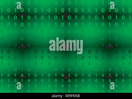 vector design of background concept binary number Stock Vector