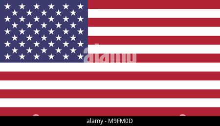 usa vector flag Stock Vector