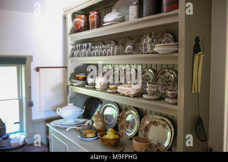 Interior rooms of Green Gables, the Prince Edward Island farm house that is the setting for the Lucy Maud Montgomery novel, Anne of Green Gables. Stock Photo