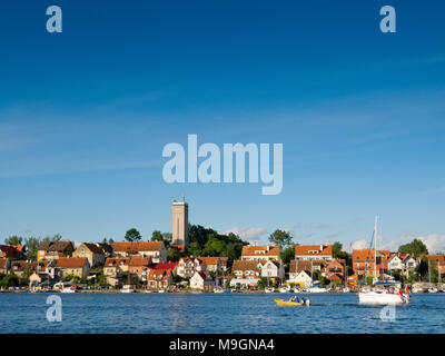 Mikolajskie lake. Mikolajki townscape. Masurian Lakes District. Warmian-Masurian province, Poland. Europe. Stock Photo