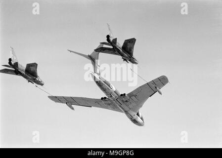 Royal Air Force English Electric Canberra PR9 jet with pilot and ...