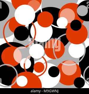 Colored circle seamless pattern Stock Vector