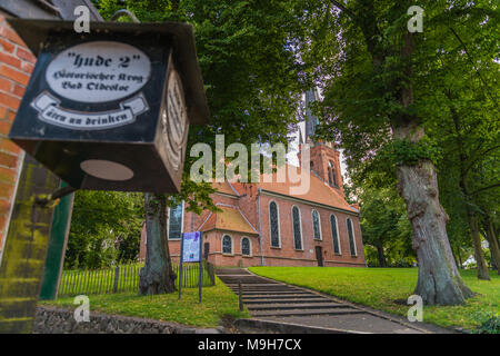 Peter and Paul Church in the historic centre of the town of  Bad Oldesloe, county of Storman, Schleswig-Holstein, Germany, Europe Stock Photo