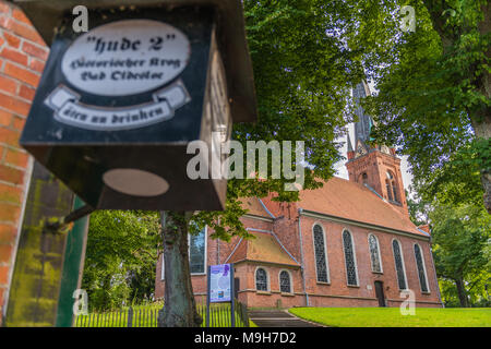 Peter and Paul Church in the historic centre of the town of  Bad Oldesloe, county of Storman, Schleswig-Holstein, Germany, Europe Stock Photo