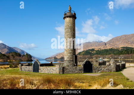 Glenfinnan monument, Scotland Stock Photo