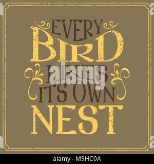 Typographic Designed English Sayings in Vintage Posters DesigncQuotations in Vector Stock Vector