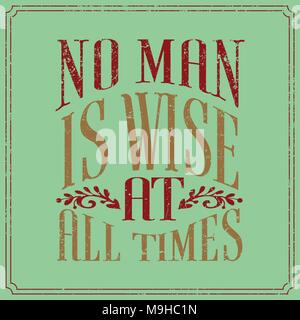 Typographic Designed English Sayings in Vintage Posters DesigncQuotations in Vector Stock Vector