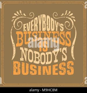 Typographic Designed English Sayings in Vintage Posters DesigncQuotations in Vector Stock Vector