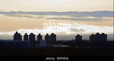 Tower blocks of Motherwell, North Lanarkshire, Scotland Stock Photo - Alamy