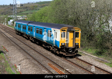 Arriva Trains Wales, Class 150, 150283, Pontyclun, South Wales, UK Stock Photo