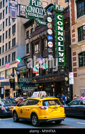 New York City, Irish restaurant Stock Photo