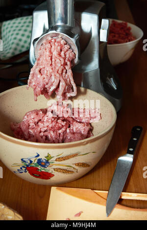 https://l450v.alamy.com/450v/m9hj4m/preparation-of-minced-meat-in-a-meat-grinder-m9hj4m.jpg