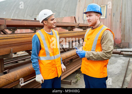 Workers on Break Stock Photo