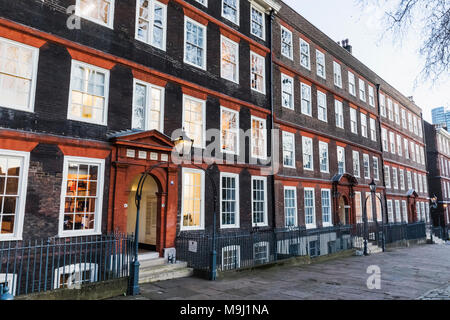 England, London, The Strand, Inner Temple, Kings Bench Walk, Solicitors Offices Stock Photo