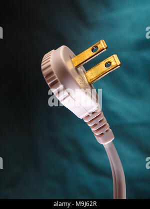 Two (2) pronged electrical plug Stock Photo