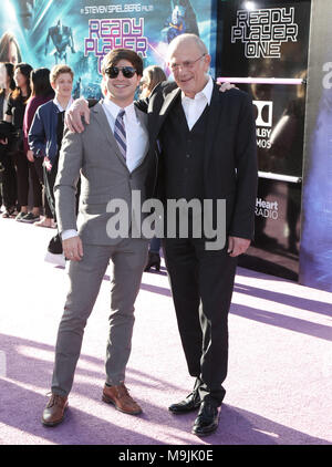 March 26, 2018 - U.S. - 26 March 2018 - Hollywood, California - Christopher Lloyd. Premiere of Warner Bros. Pictures' 'Ready Player One' held at Dolby Theatre. Photo Credit: PMA/AdMedia (Credit Image: © Pma/AdMedia via ZUMA Wire) Stock Photo