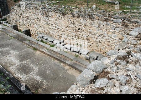 These are the public toilets at the ruins from Ancient Philippi, dating ...