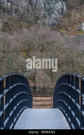 Bridge over River Derwent, Lake District, England, United Kingdom Stock Photo