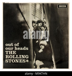 Original 1965 'Out of Our Heads' LP by The Rolling Stones (Decca LK4733 Mono) Stock Photo
